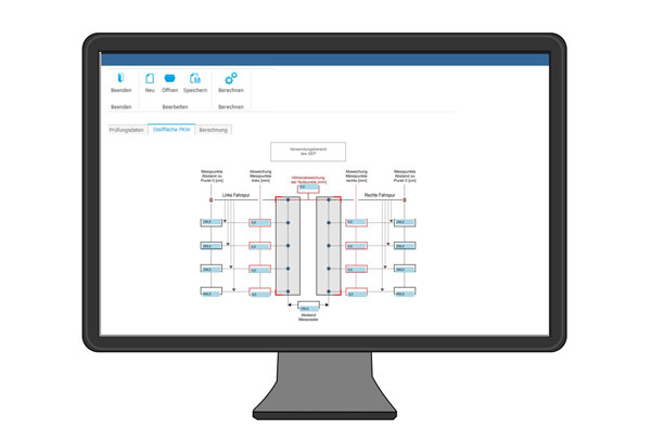 Bild Kalibriersoftware